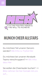 Mobile Screenshot of munichcheerallstars.de